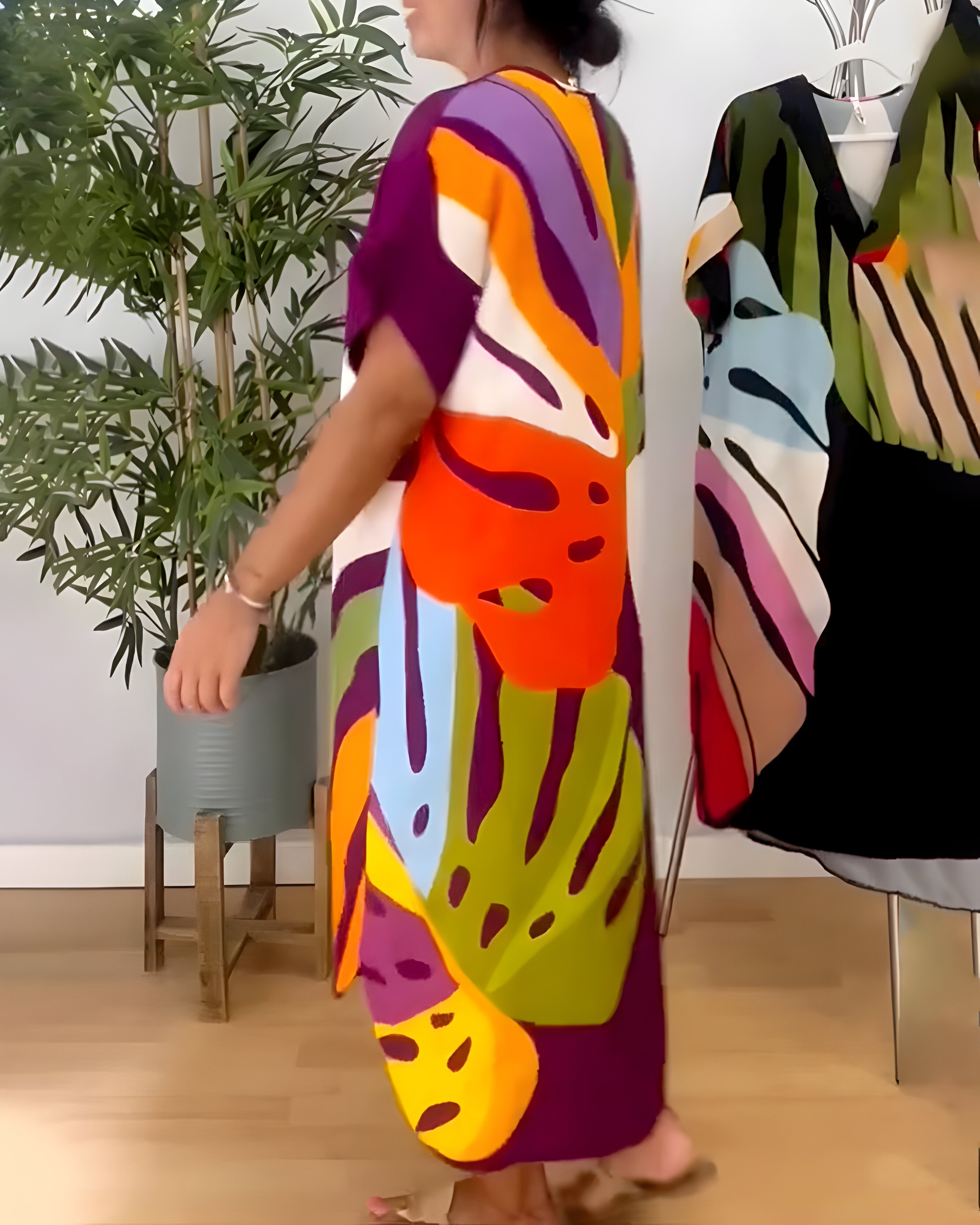 Rosaline™ - Robe décontractée colorée