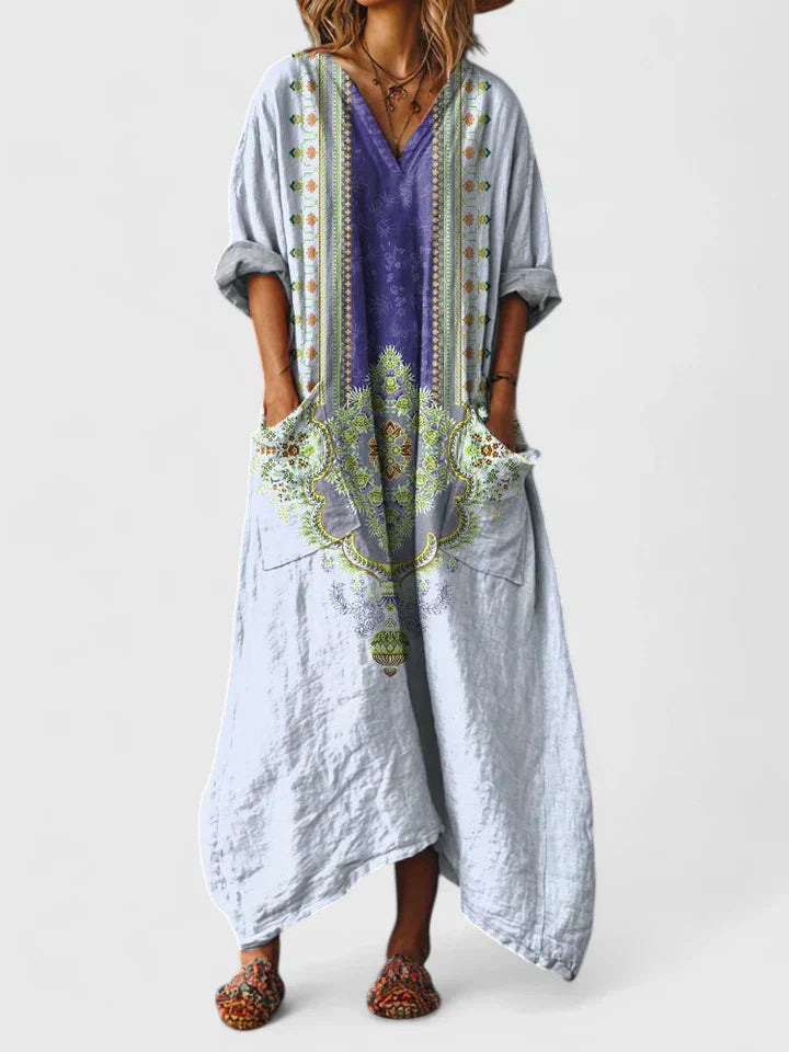 Maria – Robe à décolleté en V