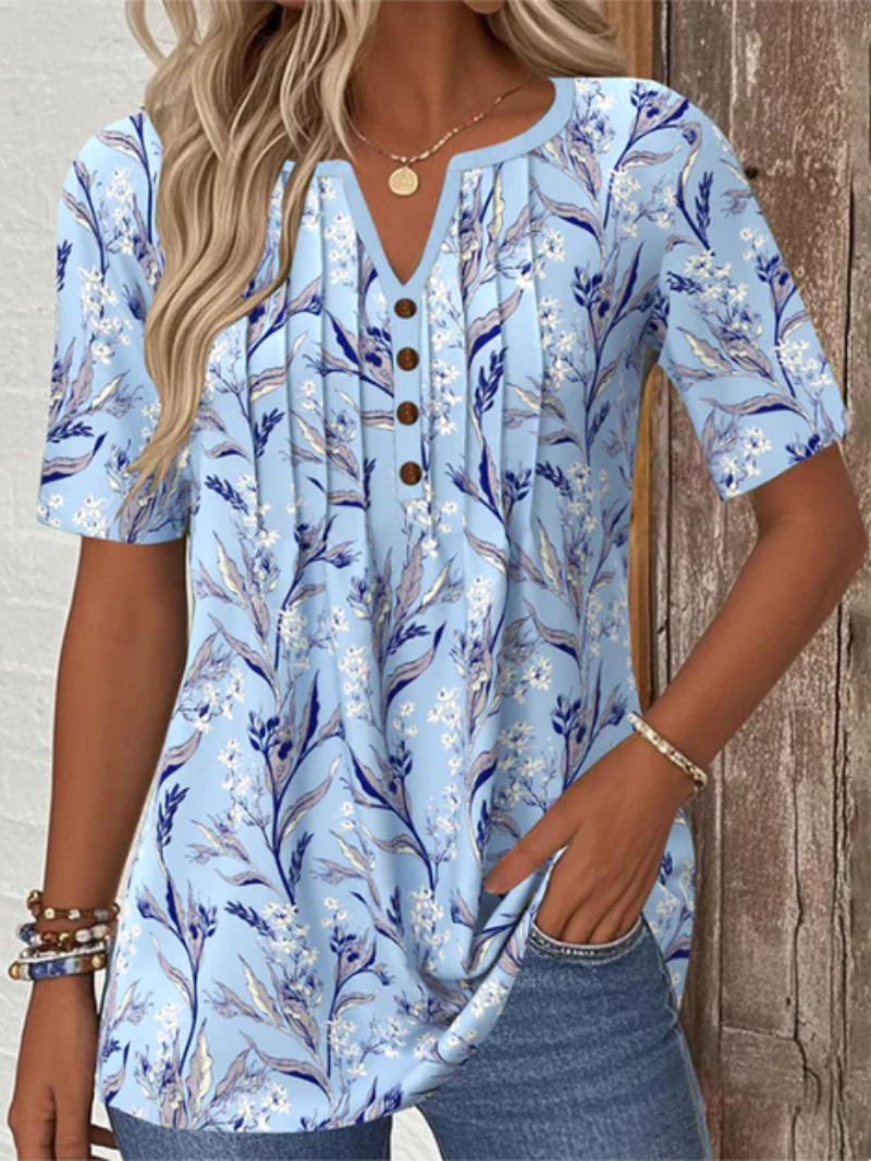 Mirelle – Blouse à imprimé floral