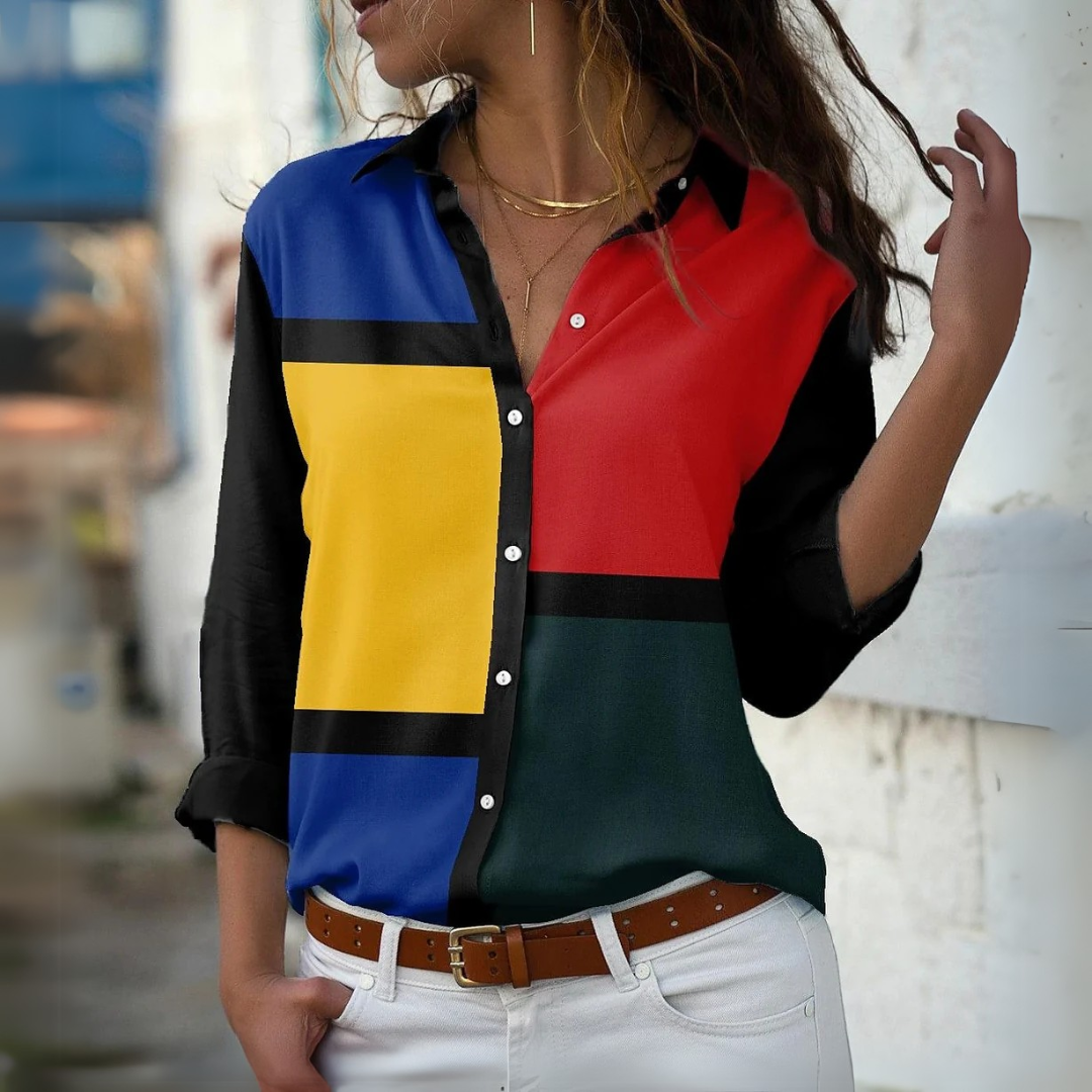 GEERTJE I BLOUSE IMPRIMÉE MODE