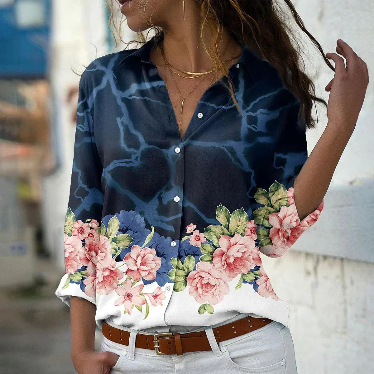 GEERTJE I BLOUSE IMPRIMÉE MODE