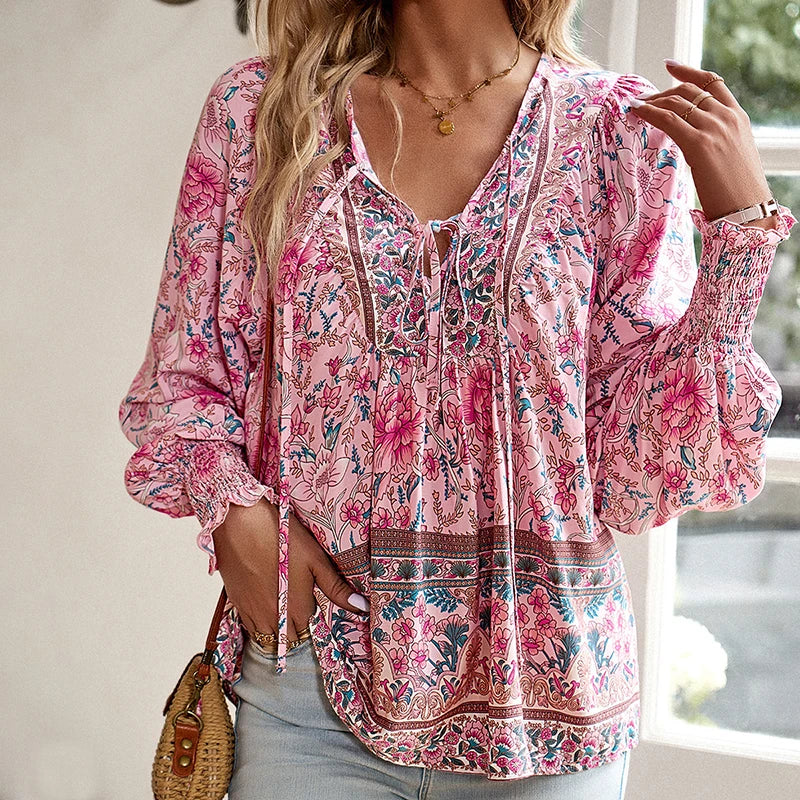 ANIKA I BLOUSE FLEURIE ÉLÉGANTE