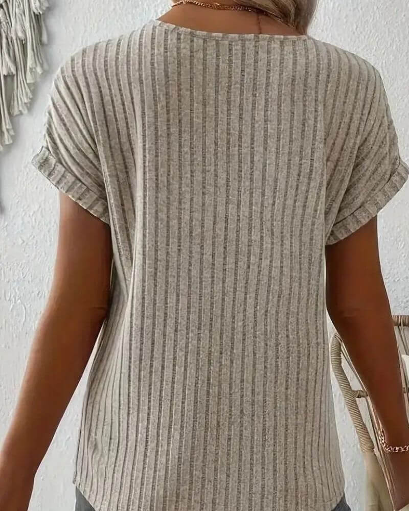 ROSINA - BLOUSE TRICOTÉE AVEC COL EN V