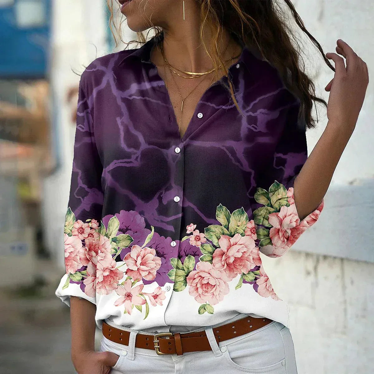 GEERTJE I BLOUSE IMPRIMÉE MODE