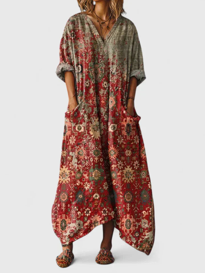 Maria – Robe à décolleté en V