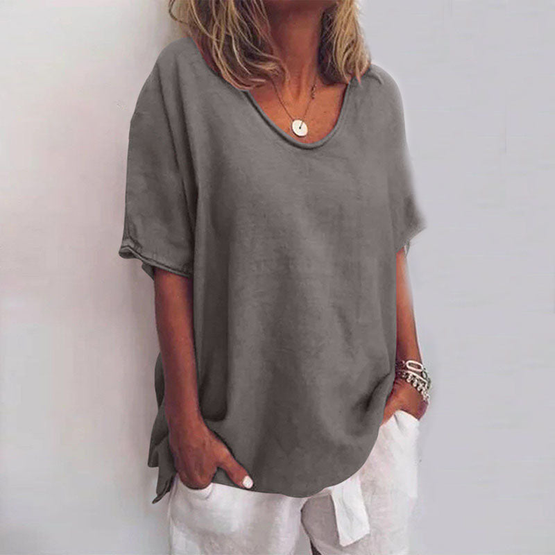 BLUSE EN LIN VERSATILE QUINA