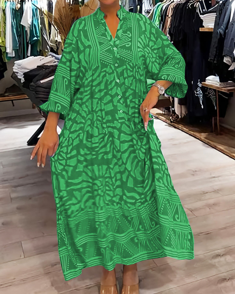 LENARA - Robe maxi imprimée