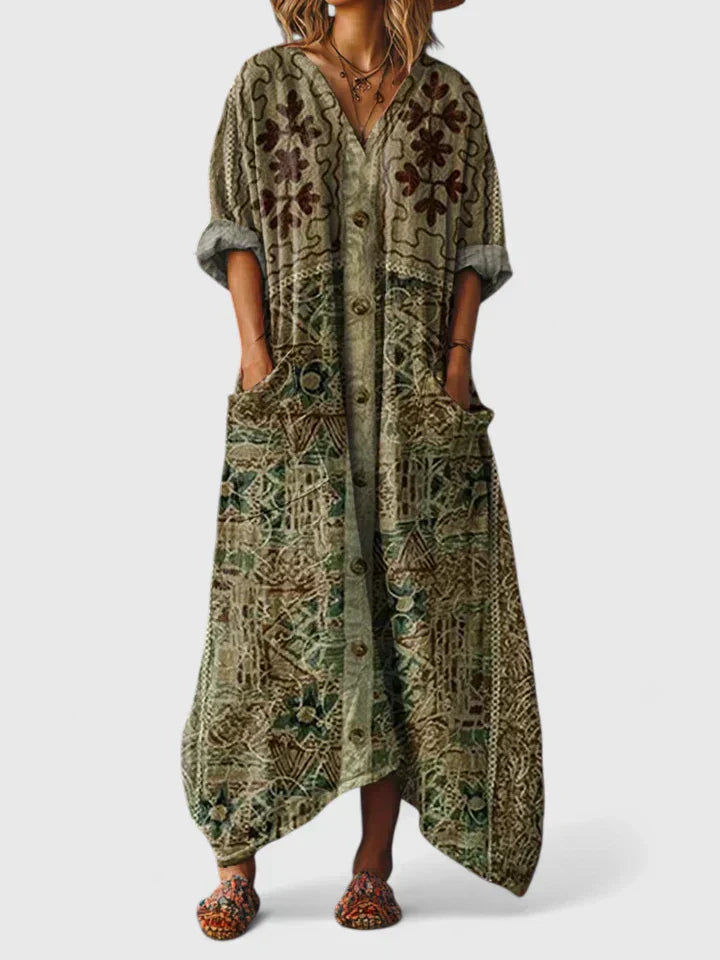 Maria – Robe à décolleté en V