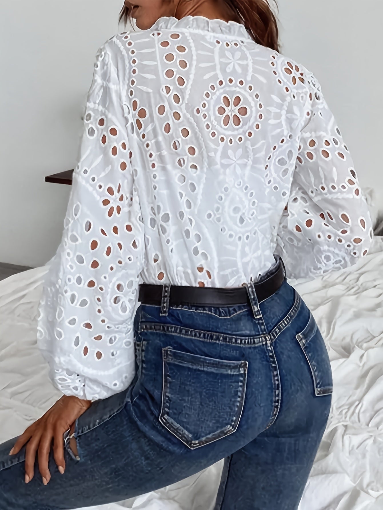 Roselina – Blouse brodée