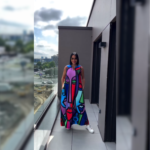 Orielle™ – Robe artistique abstraite