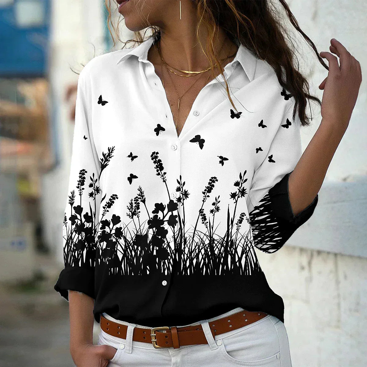 GEERTJE I BLOUSE IMPRIMÉE MODE