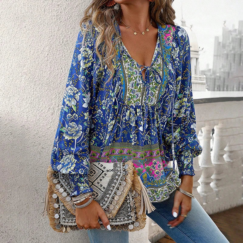 ANIKA I BLOUSE FLEURIE ÉLÉGANTE
