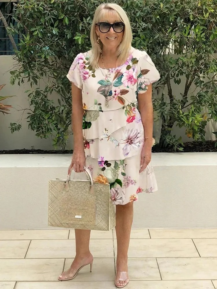 Isabel - Robe Maxi Florale Élégante