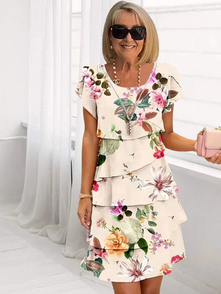 Isabel - Robe Maxi Florale Élégante