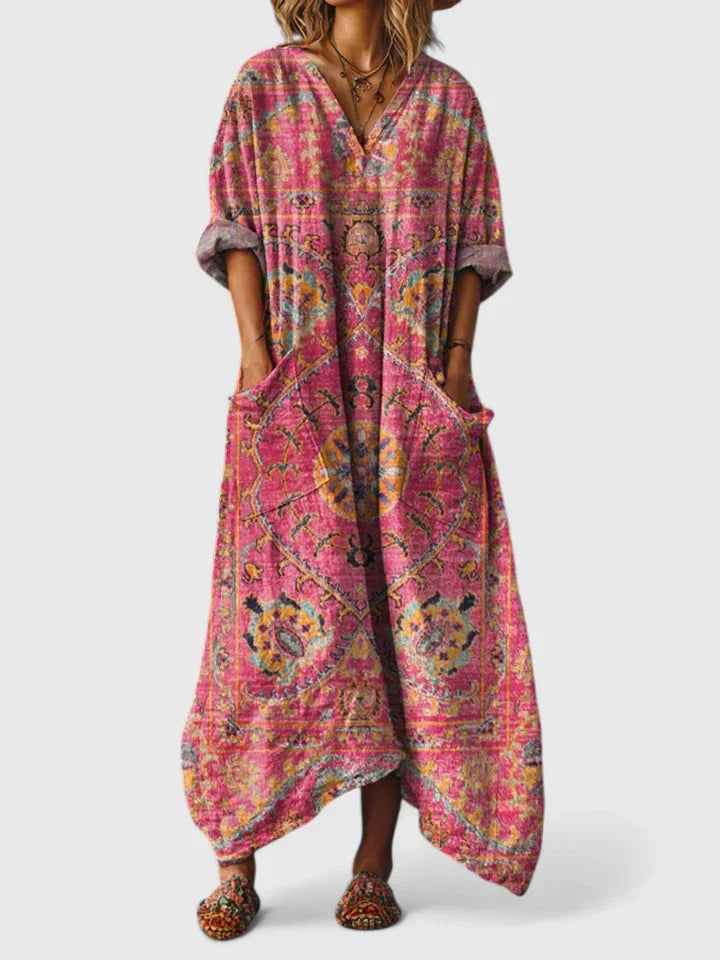 Maria – Robe à décolleté en V