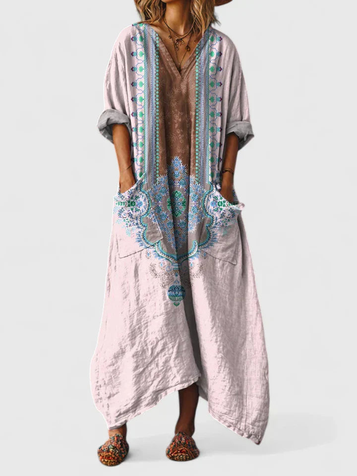 Maria – Robe à décolleté en V