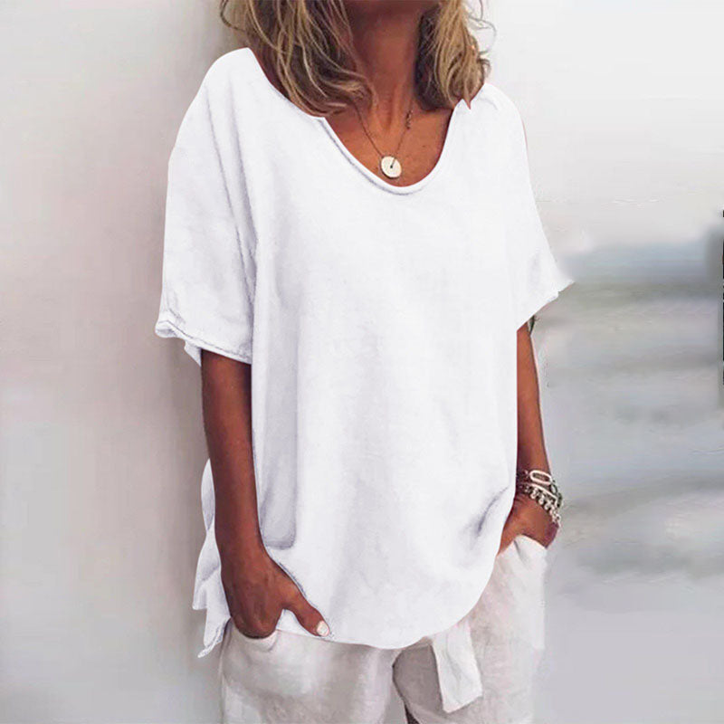 BLUSE EN LIN VERSATILE QUINA