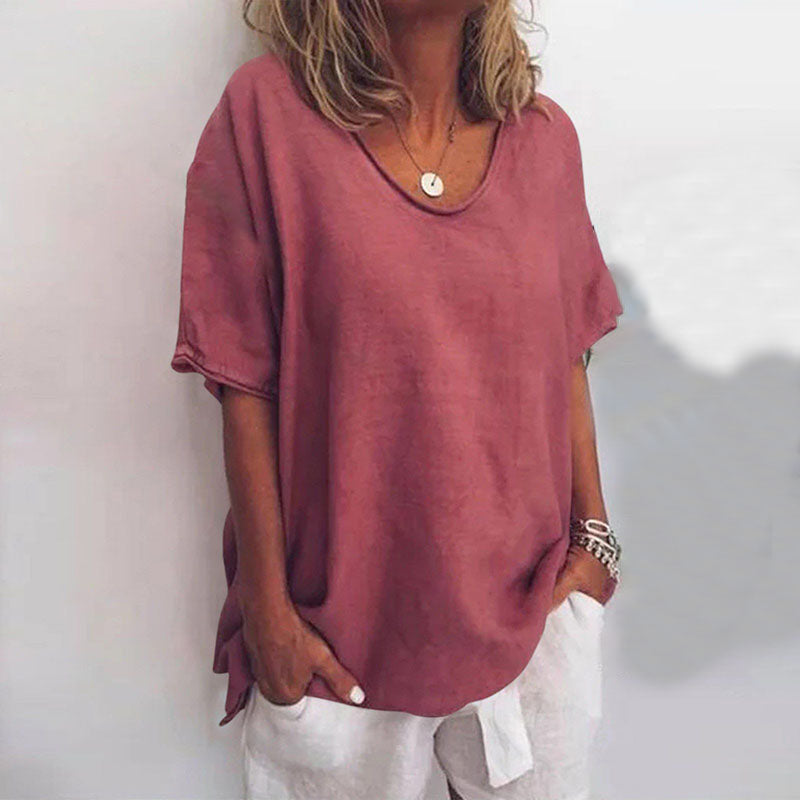 BLUSE EN LIN VERSATILE QUINA