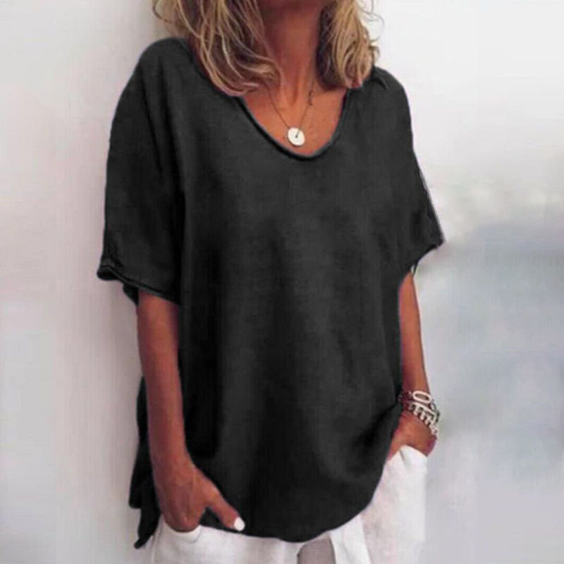 BLUSE EN LIN VERSATILE QUINA
