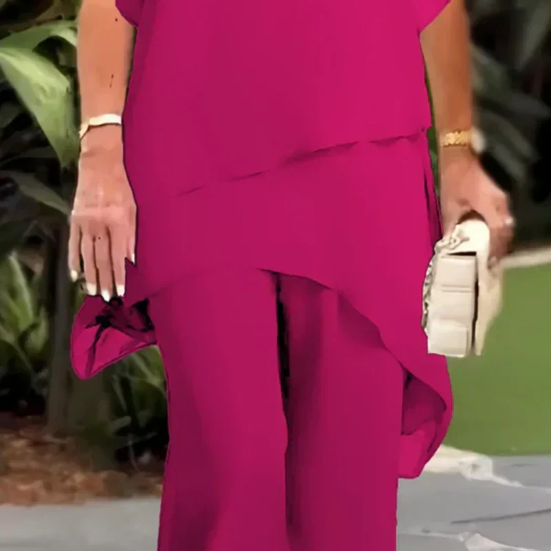 Linda – Ensemble avec top et pantalon assorti